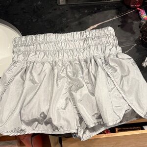 Free people Silver Women's Shorts